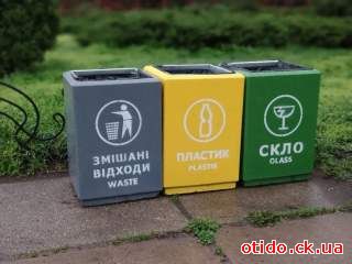Урна квадратная бетонная