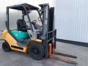 Вилковий автонавантажувач Komatsu на великих 12 колесах. Модель:FG20C