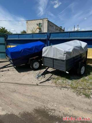 Кременчугские прицепы.тент Евро и брызговики в подарок.