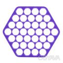 Пластиковая пельменница шестиугольная (форма для приготовления пельменей) &Oslash;23