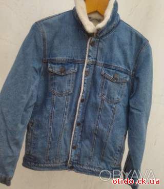 Джинсова куртка з хутром Pull&Bear