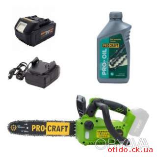 Акумуляторна ланцюгова пила Procraft PKA42Li + 1 акб 4Аг + ЗП charger20/1 +
