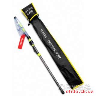 Спиннинг телескопический Kaida Rock 154-210 2, 1 м тест 5-25 г карбоновый