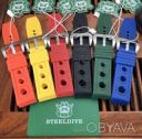 Ремень для часов STEELDIVE дайвинг силикон/резина 20-22мм