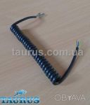 Кабель спиральный чёрный Black для приборов с заземлением до 2200W