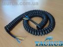 Кабель спиральный чёрный ThermoPulse Power Black 3G1.5; Длина 0.75m