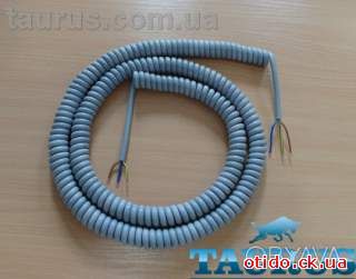 Кабель спиральный серый длинный ThermoPusle Gray Long 1