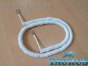 Кабель спиральный белый длинный ThermoPulse White Long, длина 1