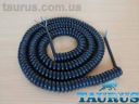 Кабель спиральный чёрный длинный ThermoPulse Black Extra Long 3m / растяжение