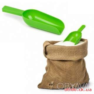 Совок большой пластиковый для сахара, специй и сыпучих продуктов 28х11х5 см