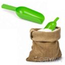 Совок большой пластиковый для сахара, специй и сыпучих продуктов 28х11х5 см