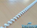 Кабель спиральный белый ThermoPulse Power White 0.3m 3G1.5 / растяжение до