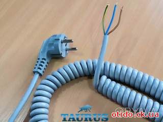 Кабель спиральный серый ThermoPulse Gray 0, 2m / растяжение до 140 см