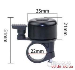 Велосипедный звонок Bicycle bell black 10штук